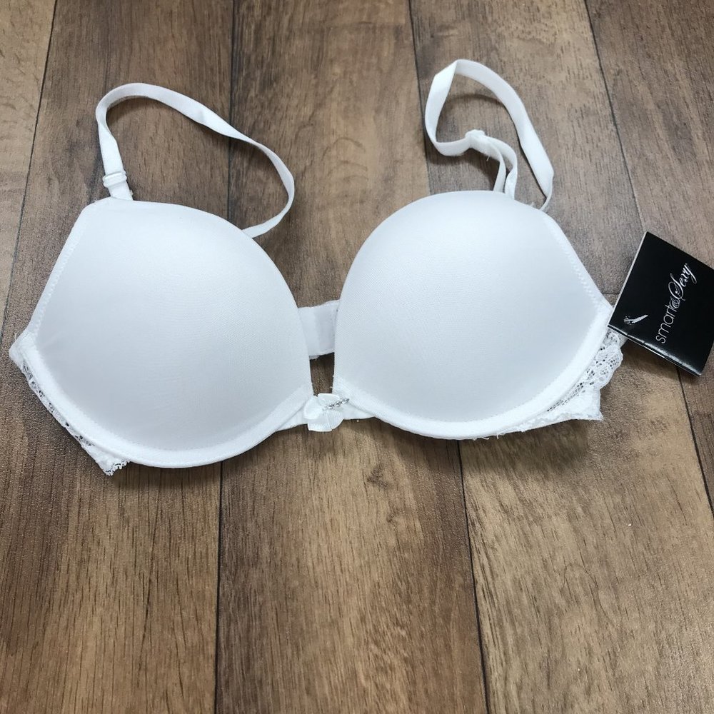 Smart & Sexy NWT Womens 32A White Bra